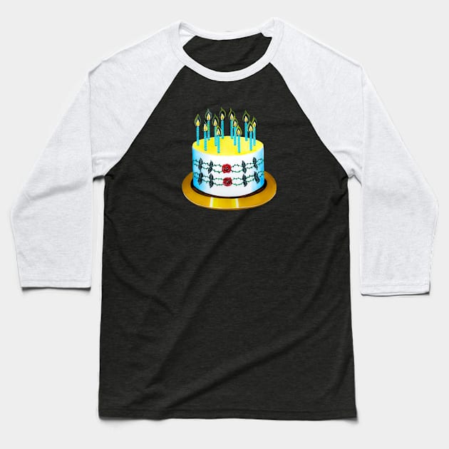 Have your cake and eat it too Baseball T-Shirt by SeanKalleyArt